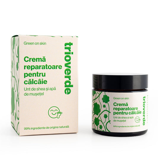 Cremă Reparatoare pentru călcâie uscate - Trio Verde
