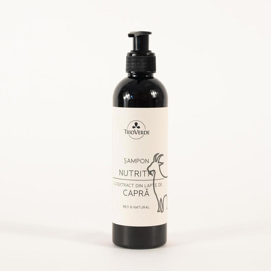 Șampon nutritiv cu extract din Lapte de Capră|fără SLS -50% - Trio Verde