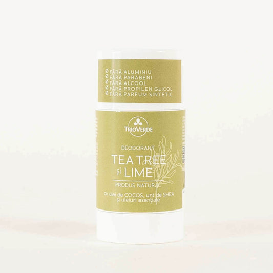 Deodorant cu Tea Tree și Lime - Trio Verde