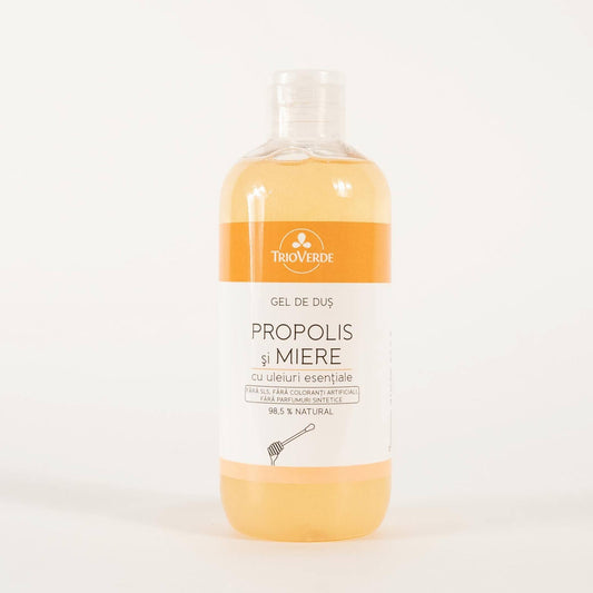 Gel de duș cu Propolis și Miere - Trio Verde