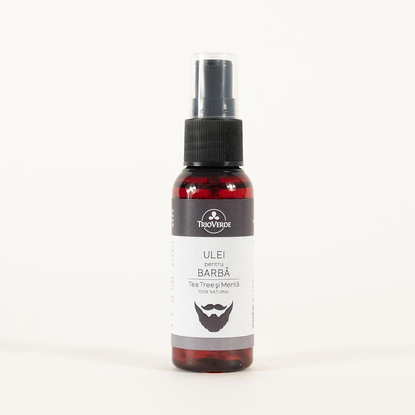 Ulei pentru barbă cu Tea Tree și Mentă - Trio Verde