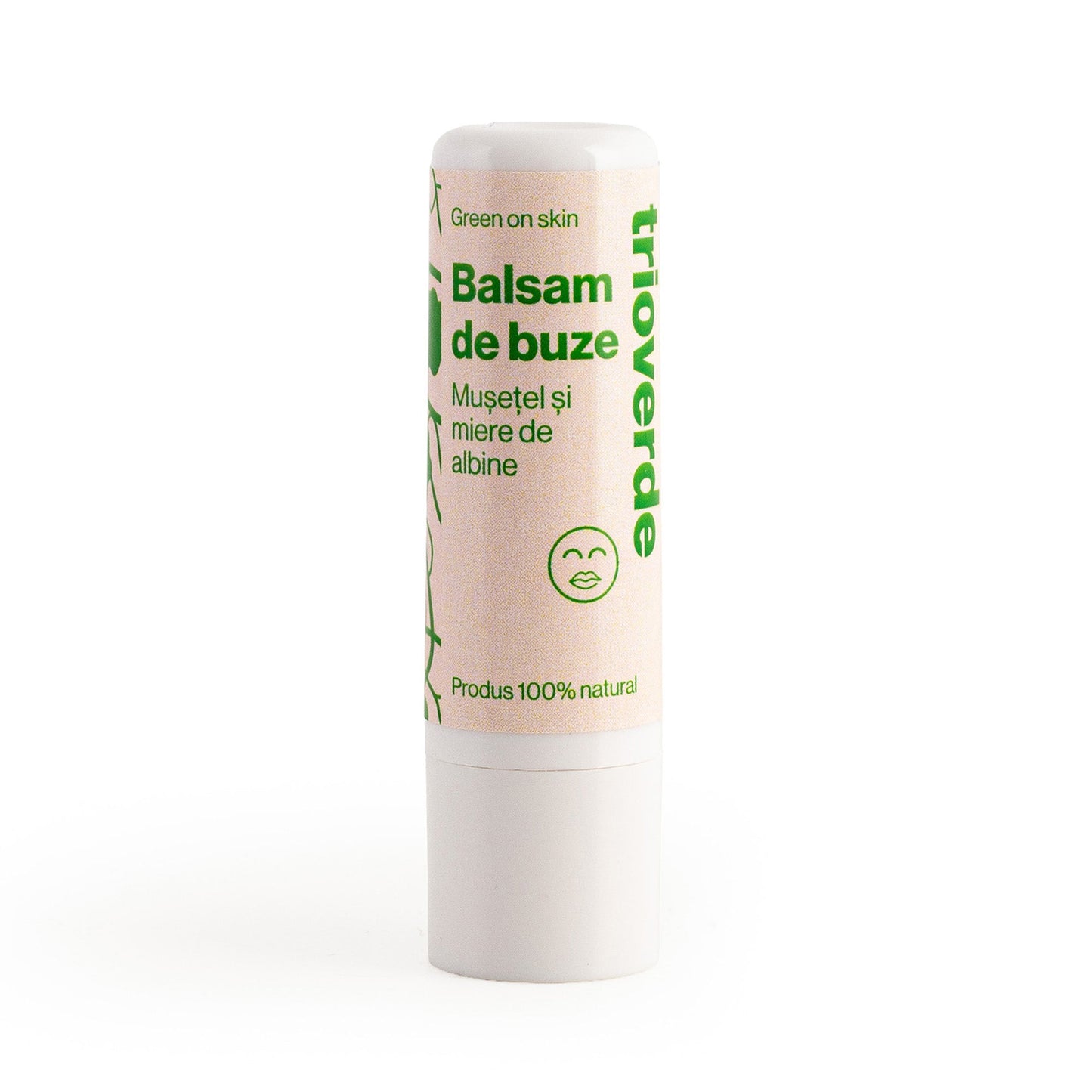 Balsam de buze cu Mușețel și Miere - Trio Verde