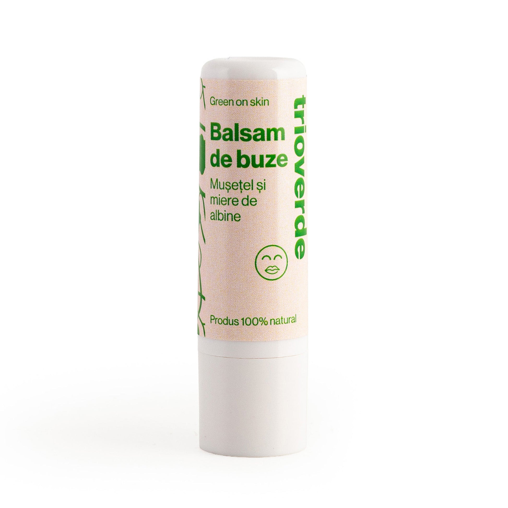 Balsam de buze cu Mușețel și Miere - Trio Verde