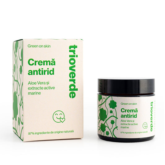 Cremă Antirid cu Aloe Vera și Extracte Marine - 50% - Trio Verde