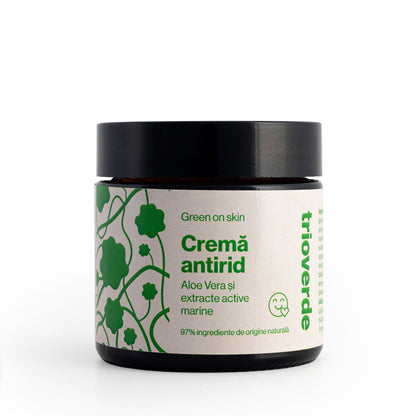 Cremă Antirid cu Aloe Vera și Extracte Marine - 50% - Trio Verde