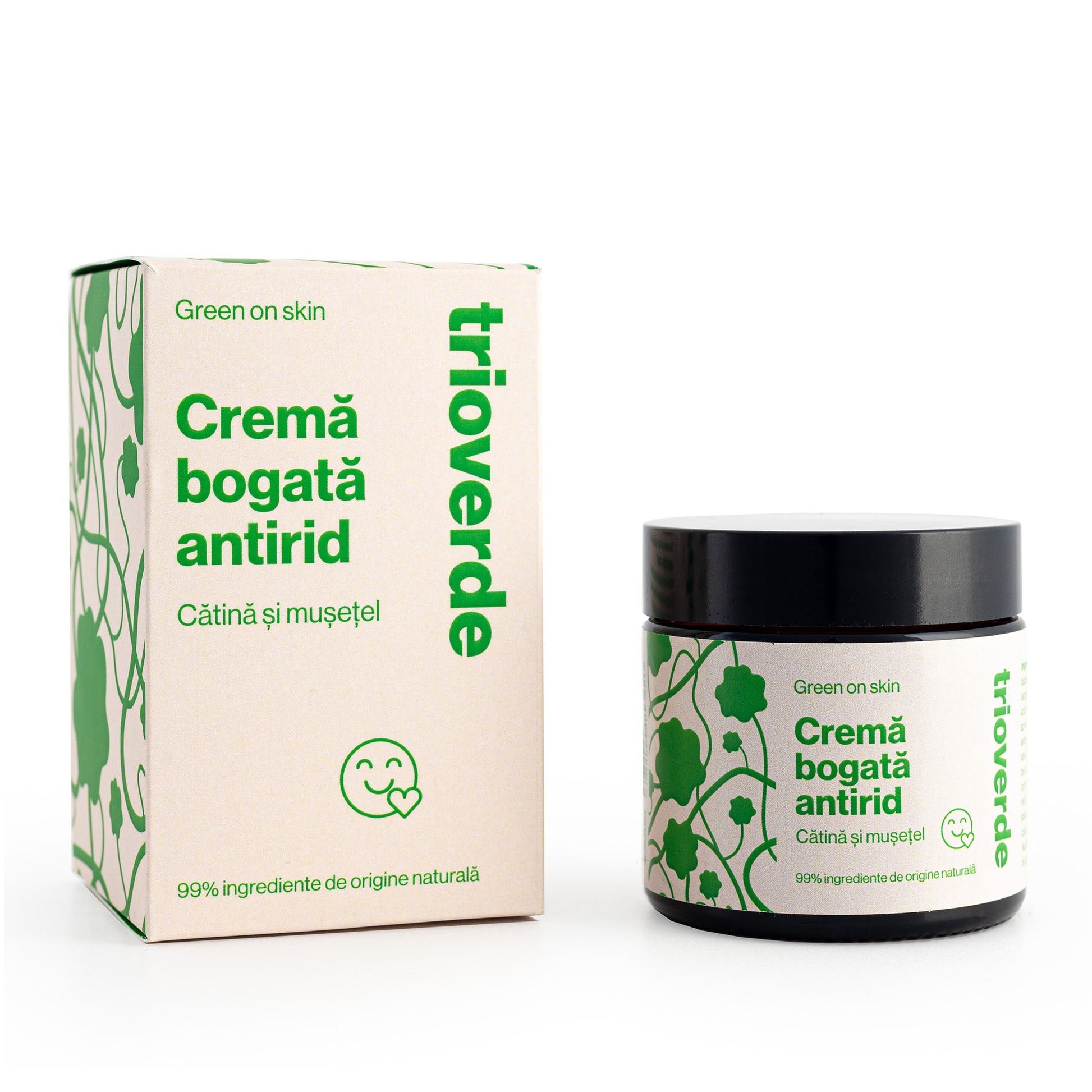 Cremă Bogată Antirid - Trio Verde