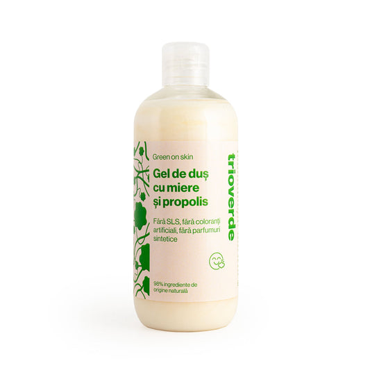 Gel de duș cu Propolis și Miere - Trio Verde