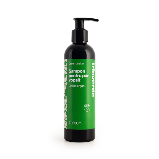 Șampon pentru păr deteriorat cu ulei de Argan - Trio Verde