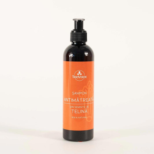 Șampon Antimătreață cu extract din sâmburi de Țelină｜fără SLS -50% - Trio Verde