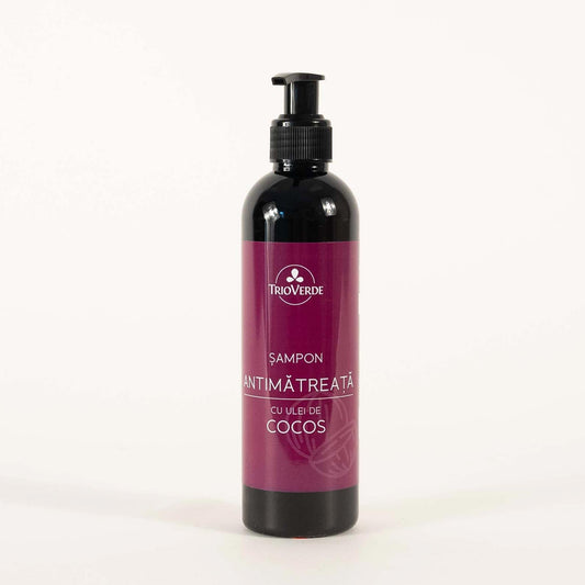 Șampon Antimătreață cu ulei de Cocos - Trio Verde