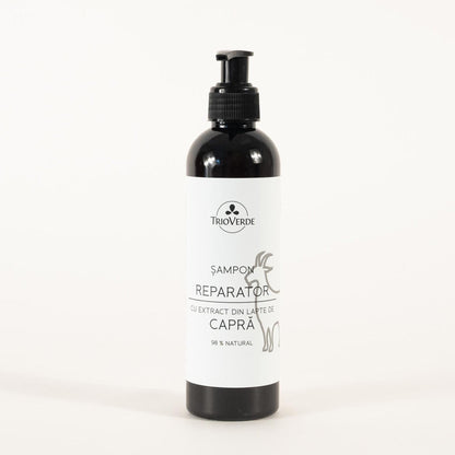 Șampon Reparator cu extract din Lapte de Capră｜fără SLS - Trio Verde